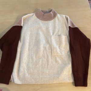 Madewell Color block Sweater